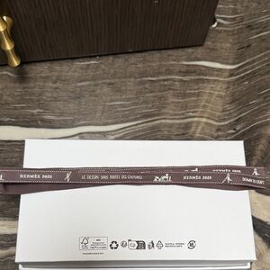 Hermès Brown Ribbon Limited Edition 2025   NEW & 88” long
